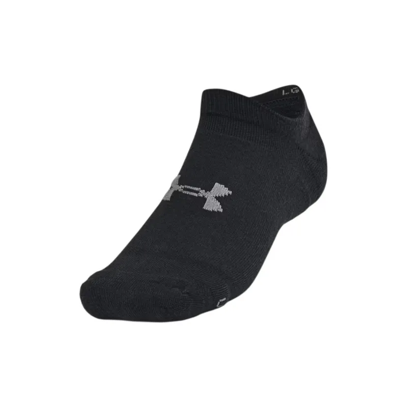 Under Armour Essential Cushion Ankle Socks Unisex 6 Pack Black-2