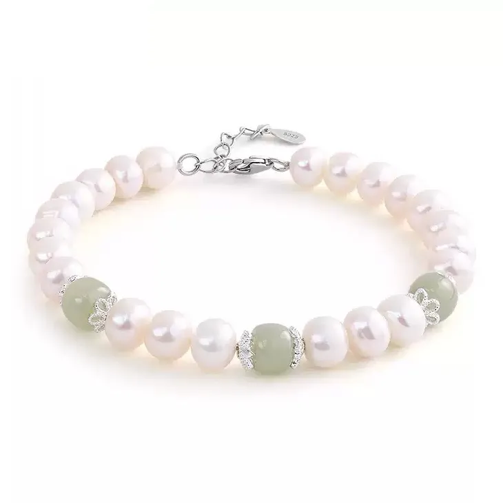 CHINA GOLD Bracelets White Jade/Pale Greenish White Jade Women's-1
