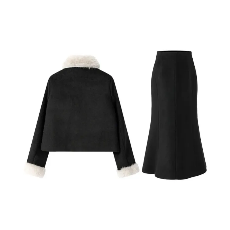ABBY GODDESS Skirt Set Women's Black-1