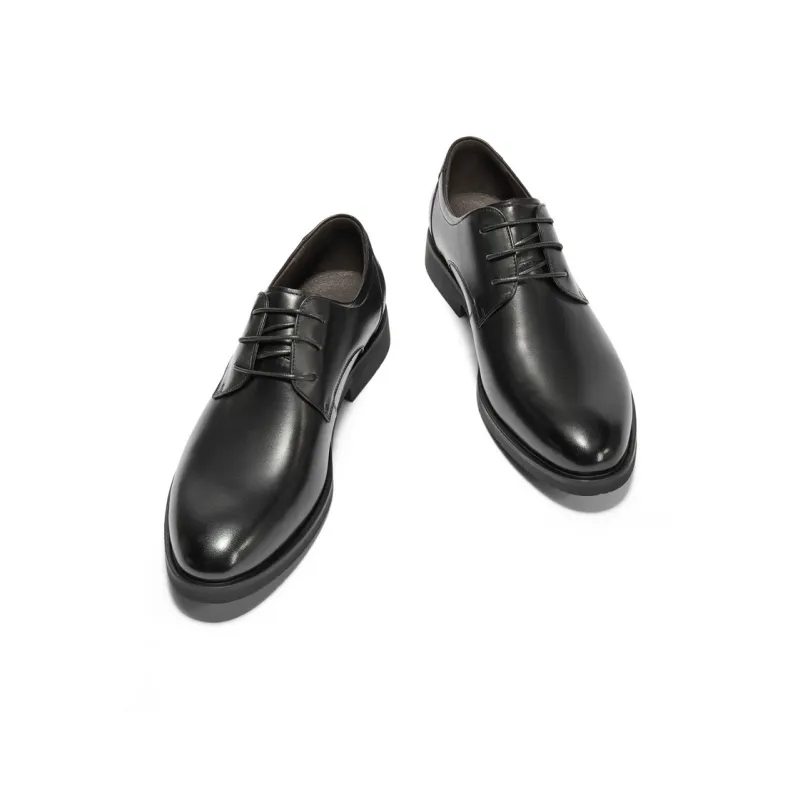 BELLE Dress Shoes Men Low Top Black/Coffee-18