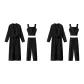 [2 Pcs for 30 Yuan off]Ink Black+Ink Black