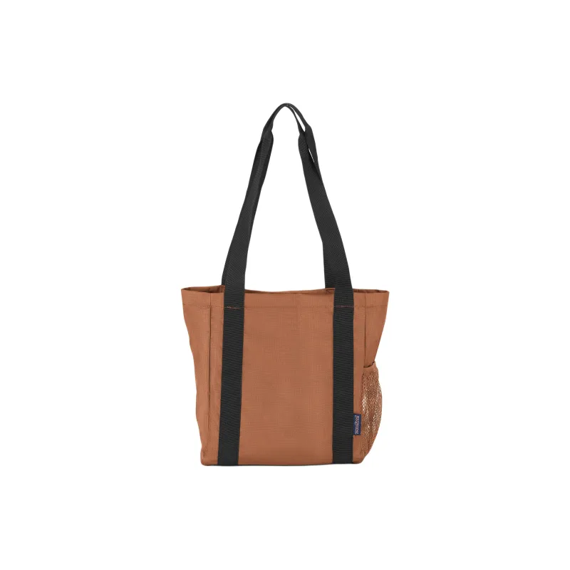 JanSport Polyester Tote Bag Shopping Bag Handbag Shoulder Bag Mini Unisex Brown-3