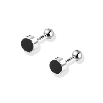 EAR PARTNER 999 Fine Silver Stud Earrings Unisex