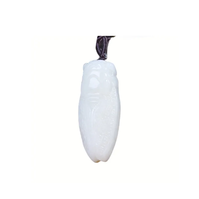 HUWEI Hetian Jade Necklaces White Jade Unisex-0