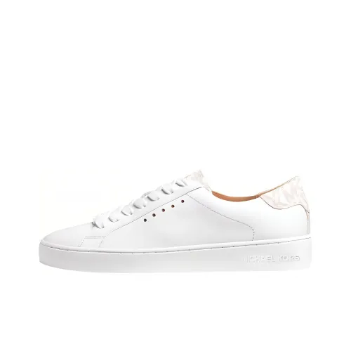 MICHAEL KORS Irving Skateboard Shoes Women's Low-Top White/Vanilla White