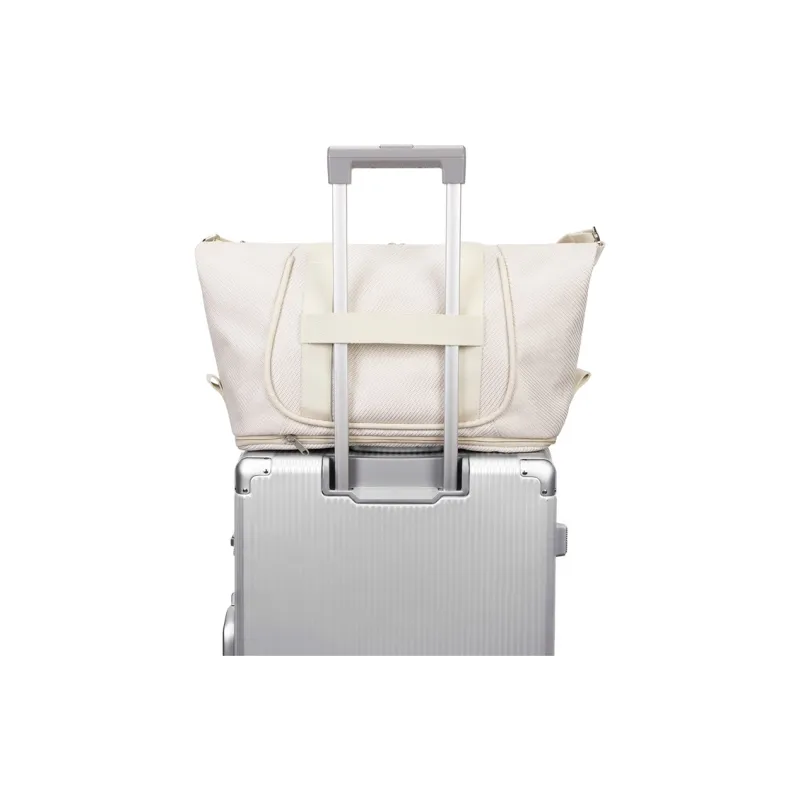 ZUOFEIFAN Fabric Travel Bag Regular Women's Beige-5