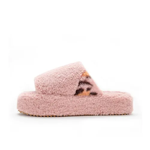 BOREE Slip Resistant Abrasion Resistant Slide Slippers Women's Pink