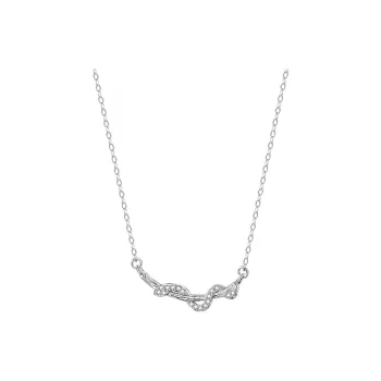 Heart Grass 999 Fine Silver Necklaces Women's