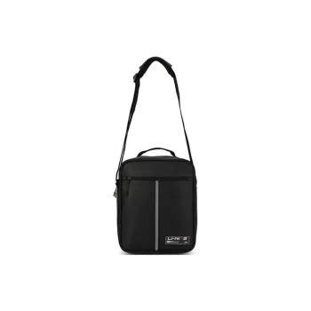 LiNing Fabric Crossbody One Shoulder Handbag Unisex Black