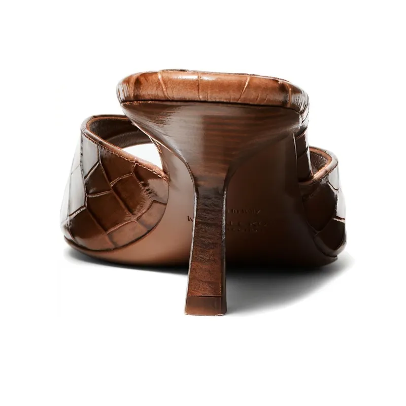 MICHAEL KORS Anita Odor-Resistant Slide Slippers Women's Chestnut-2