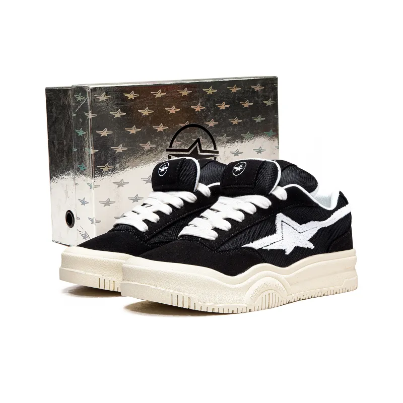 PENTAGONAL HEART Satoshi Star Series Anti-Slip And Wear-Resistant Height Increasing Low-Top Skateboard Shoes Unisex-6