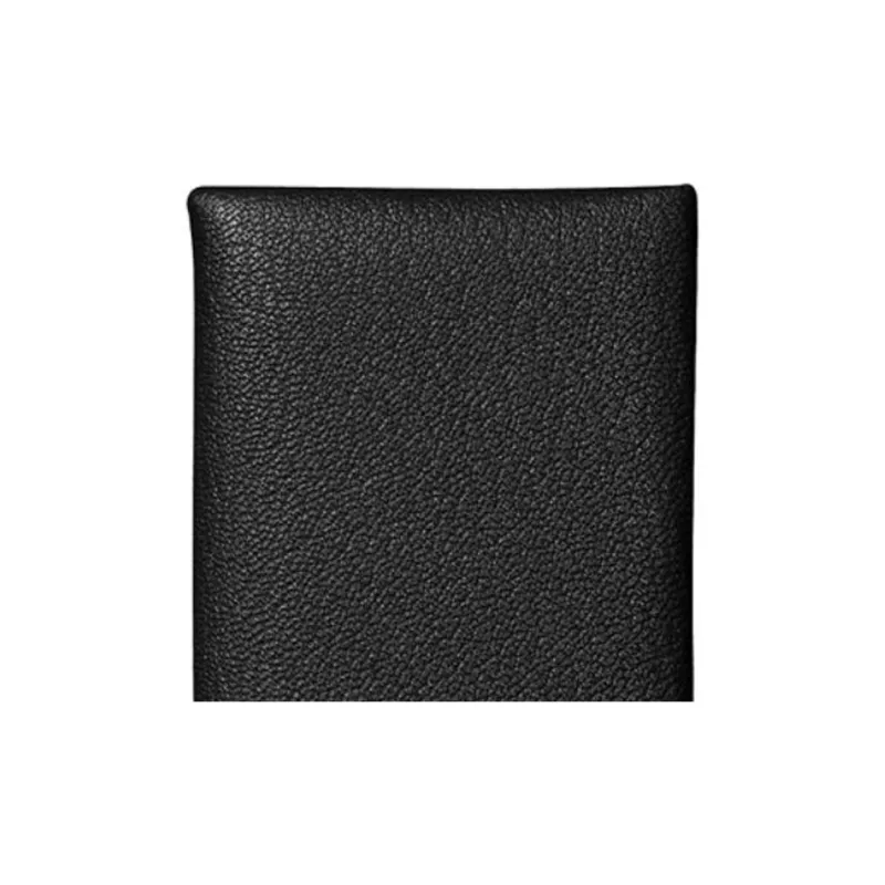 HERMES Calvi Mysore Goat Skin Card Holder Women's Black-7