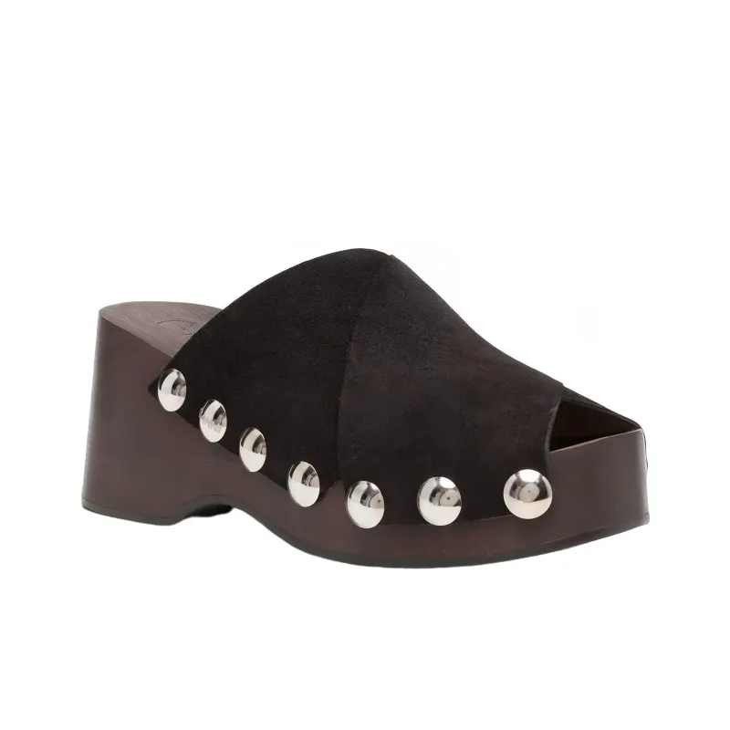GANNI Stud detail Open Toe Sandals-2