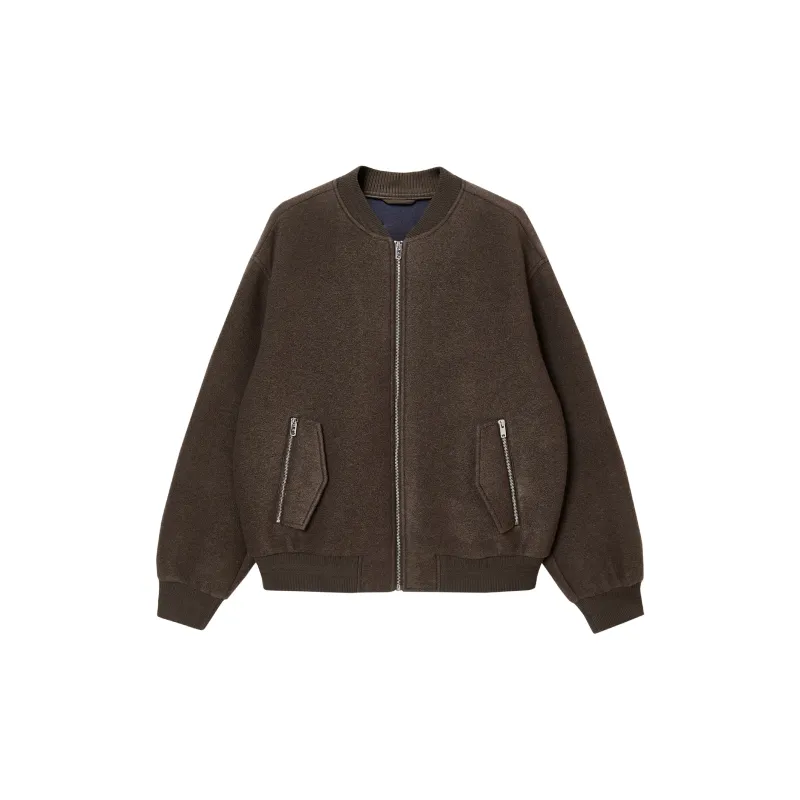 JACK JONES· Woolen Coat Men's Chocolate Brown-1