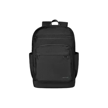 PIERRE CARDIN Fabric Multifunction Casual Laptop Backpack Regular Men's Black