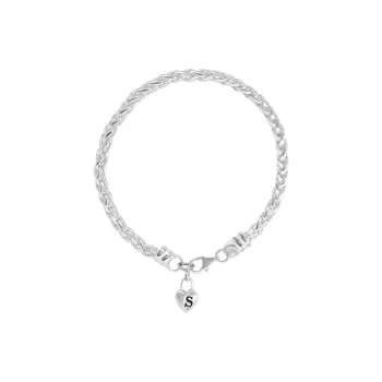 KING OF BLING 925 Sterling Silver Bracelets Women's Year Of The Snake Good Luck