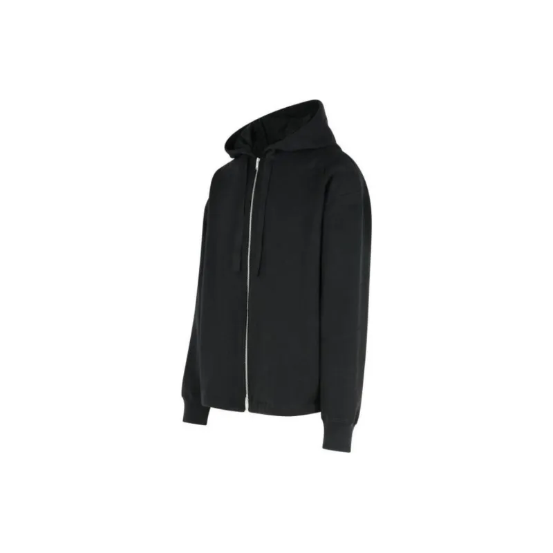 JIL SANDER Long Sleeved Zipped Hoodie-2