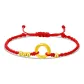 Mobius Peaceful Buckle Rope Bracelet-Red String