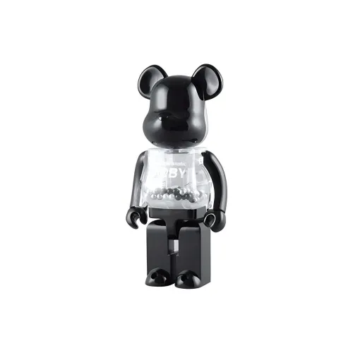 Bearbrick My First Bearbrick Baby Black And Silver Version 400% Black