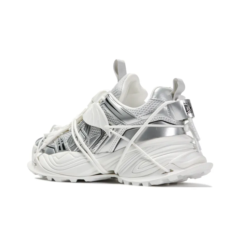 㦱 Wen Ray Low-Top Chunky Sneakers Unisex White-21