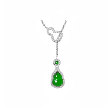 LANMUYINNUO Glutinous Jade Jadeite Necklaces Women's