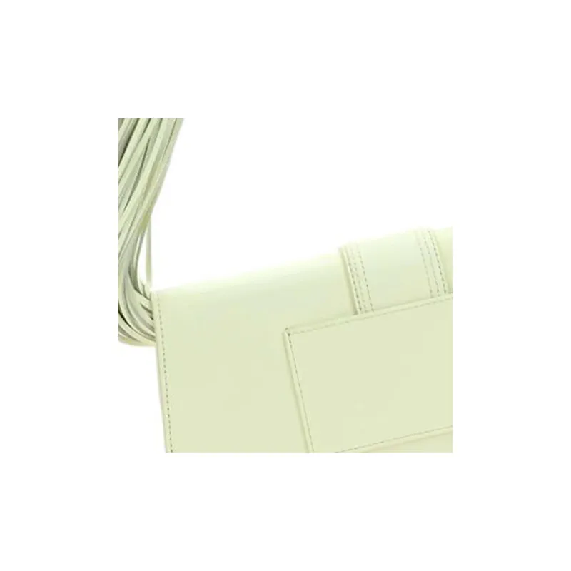 Jacquemus Le Bambino Cow Leather One Shoulder Handbags Women's Light Green-3