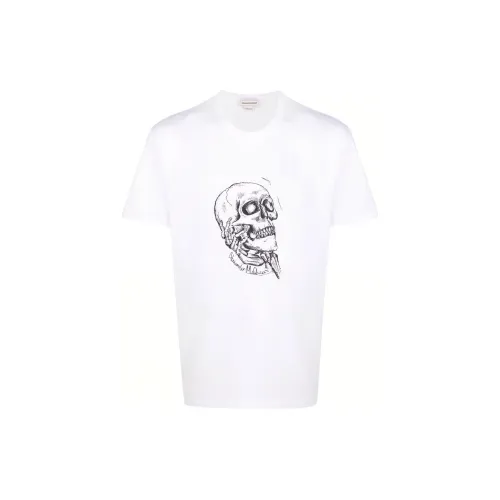 Alexander McQueen T-Shirts Men White