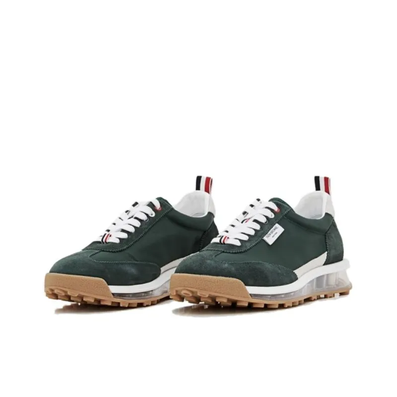 THOM BROWNE Translucent Sole Lace Up Sneakers-4