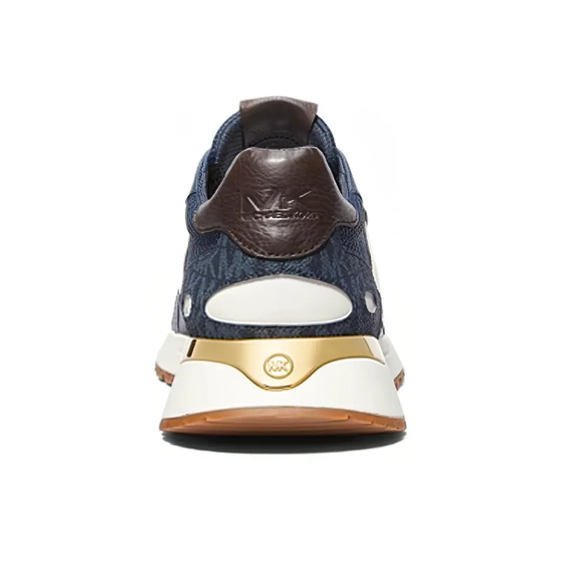 MICHAEL KORS Miles Breathable Low Top Casual Shoes Men's Blue White-4