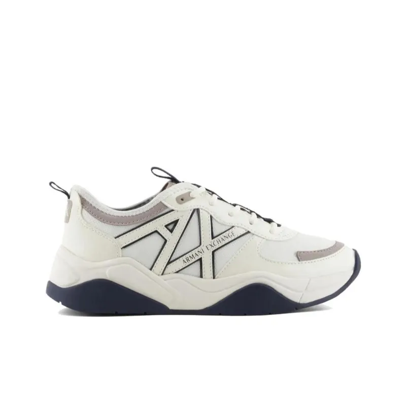 ARMANI EXCHANGE Logo-embossed Chunky Sneakers-1