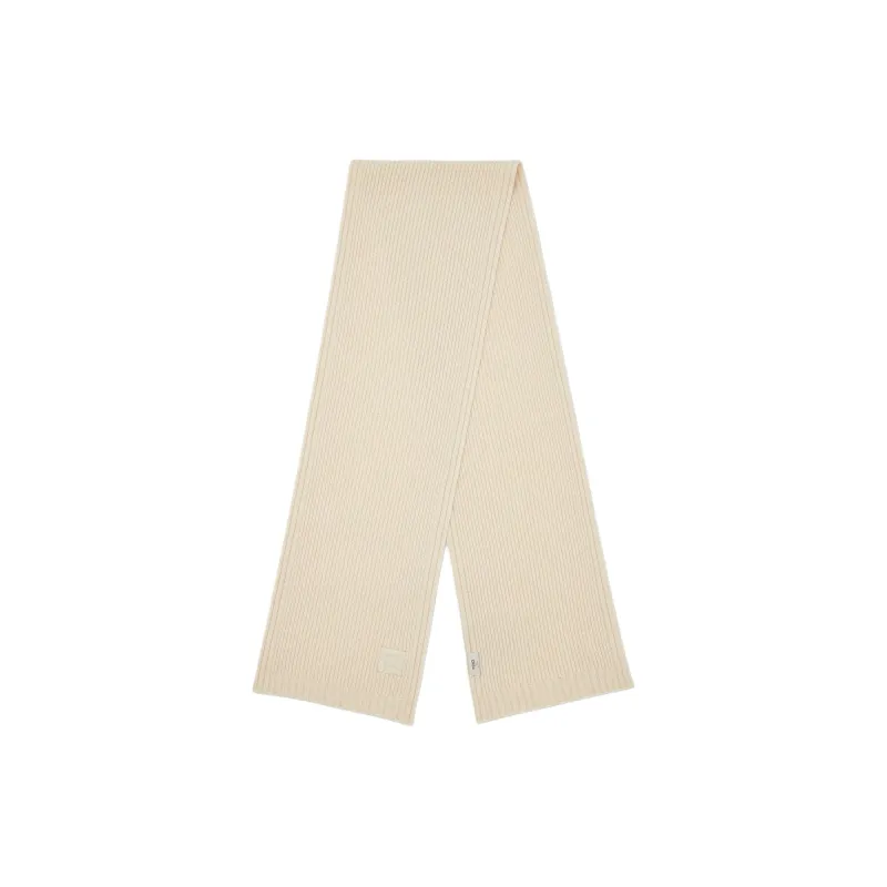 FENDI Cashmere Knit Scarves Women's White-0
