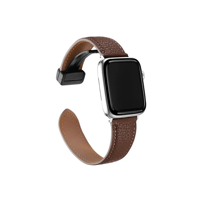 ZHENGGUANG Watch Band Apple Compatibility Cowhide Leather Material-9