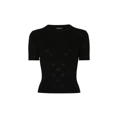 Balenciaga Crewneck Knitted Top