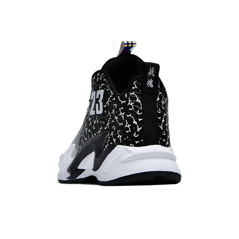 Black tailed Deer Shock Absorbers With Slip Resistant And Abrasion Resistant Properties Mid Top Basketball Shoes Unisex-2