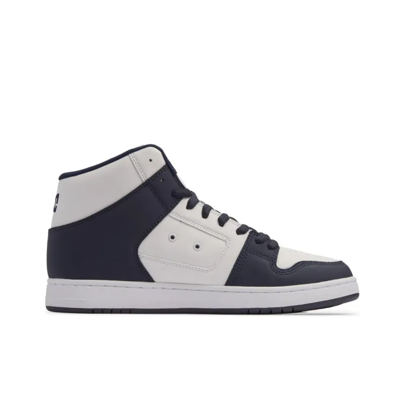DC Shoes MANTECA 4 High Top Skateboard Shoes Unisex White Blue-1