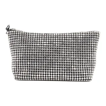 Alexander Wang Embellished Zip Detailed Clutch Bag