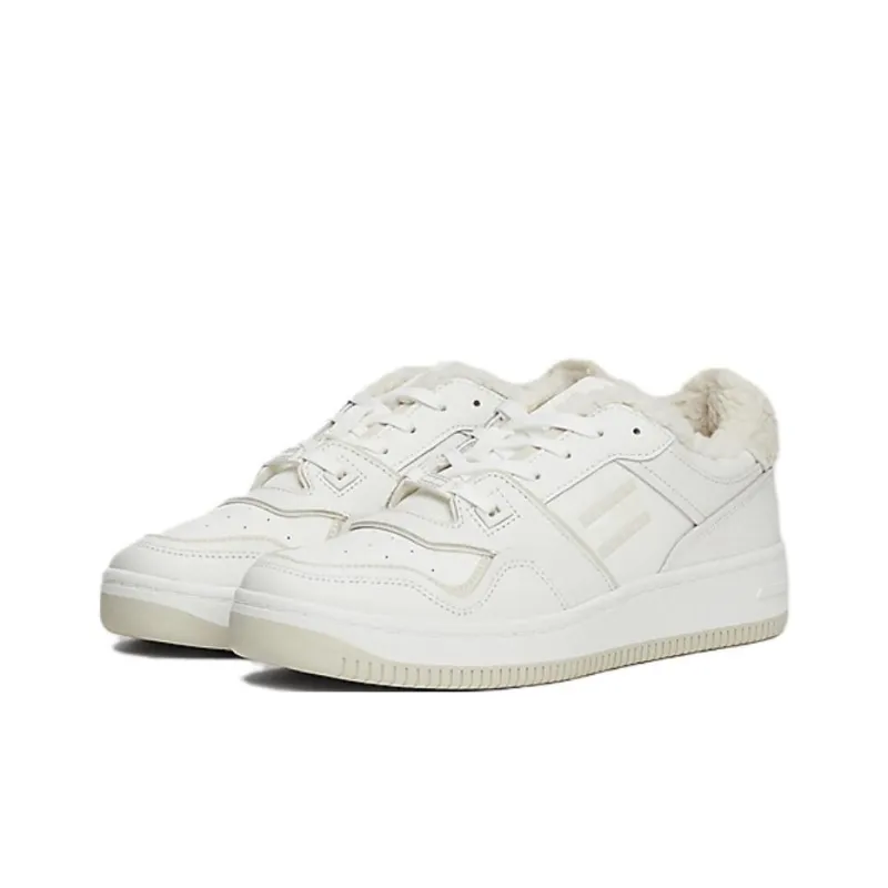 Tommy Hilfiger Trainers Low Top Casual Shoes Women's White-2