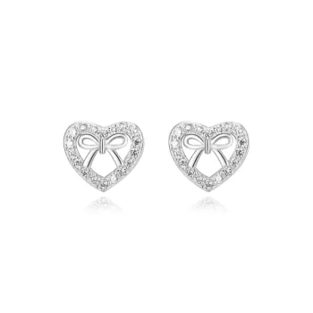 Good Quality S999 Fine Silver Stud Earrings Women's