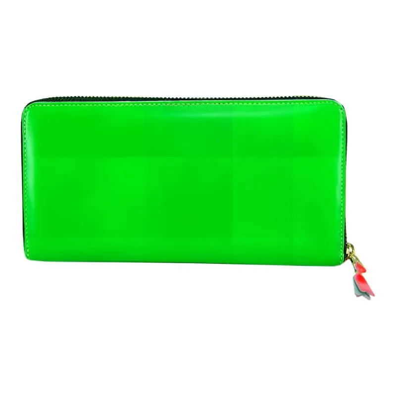 CDG Leather Wallet Regular Women's Green-2