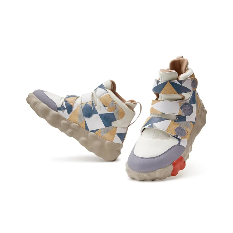 U.IN Figuras 5 Series High Top Casual Shoes Unisex-32