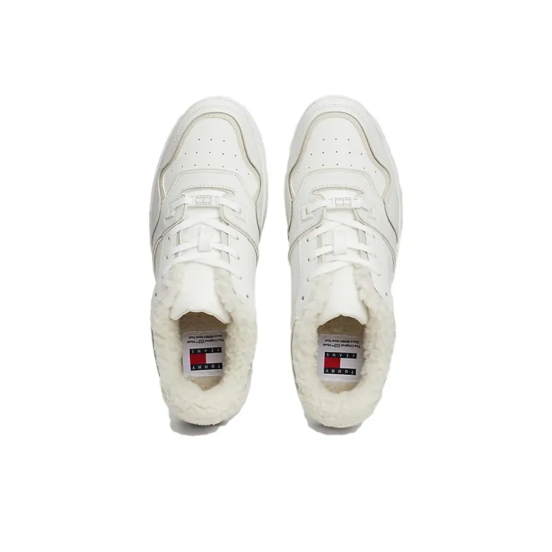 Tommy Hilfiger Trainers Low Top Casual Shoes Women's White-3