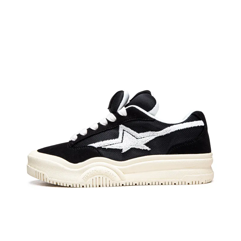 PENTAGONAL HEART Satoshi Star Series Anti-Slip And Wear-Resistant Height Increasing Low-Top Skateboard Shoes Unisex-7