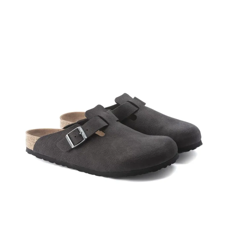 Birkenstock Boston Vegan Sandals 'Black Desert Dust'-2