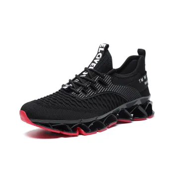 TONYBEAR Slip Resistant Breathable Low Top Casual Running Shoes Men's