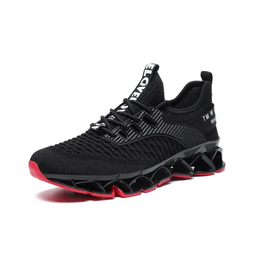 TONYBEAR Slip Resistant Breathable Low Top Casual Running Shoes Men's
