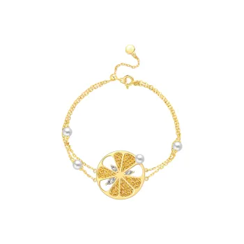 BABYBEI 925 Sterling Silver Shell Pearl Bracelets Women's