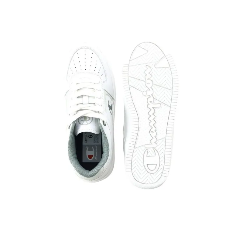 Champion Foul Play Platform BS Low-Top Skateboard Shoes Women's White-6