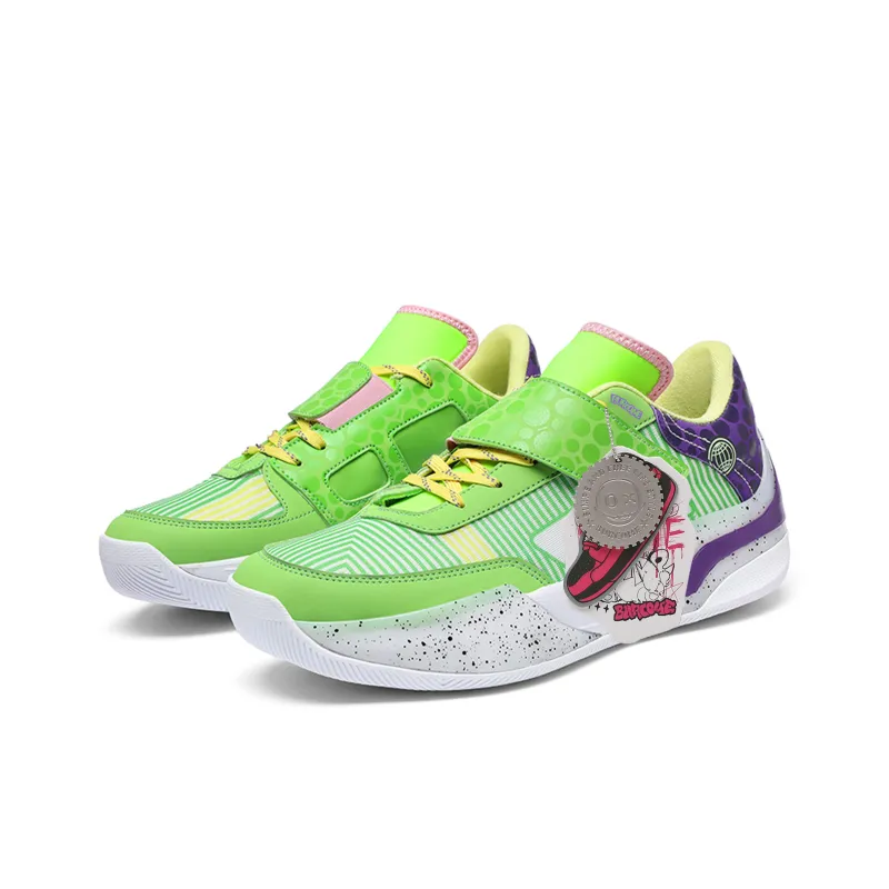 BURCOME Cushioning Support, Abrasion Resistant, Breathable Low Top Basketball Shoes Unisex-7