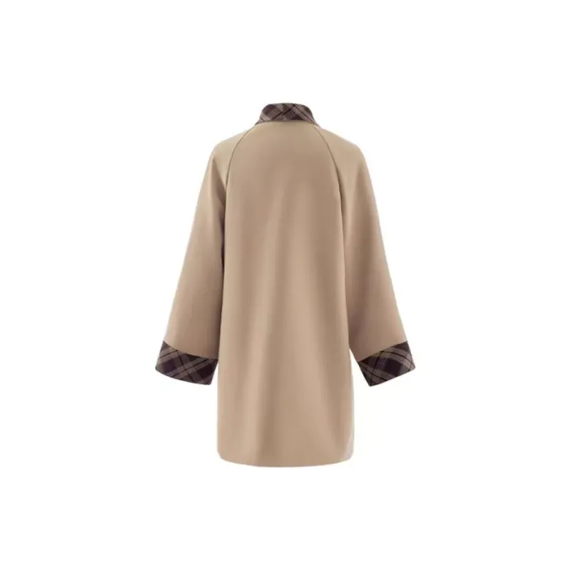 KENLY Jackets Coats Women's Sweet Style Hazelnut Coffee-1