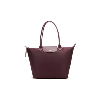 LONGCHAMP Le Pliage Néo Fabric Dumpling Bag Handbag Shoulder Bag Women's Purple